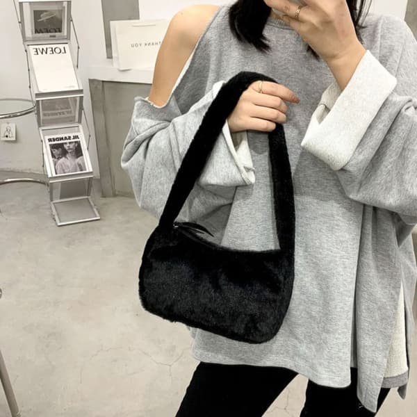 Handleveske Clutch-veske HVIT white