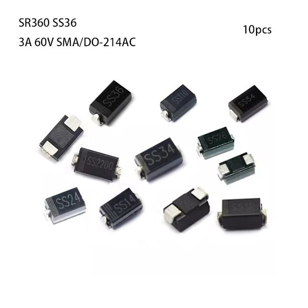 5/10/20/50 STK ensretter diode dele elektrisk aksial 6 6 6