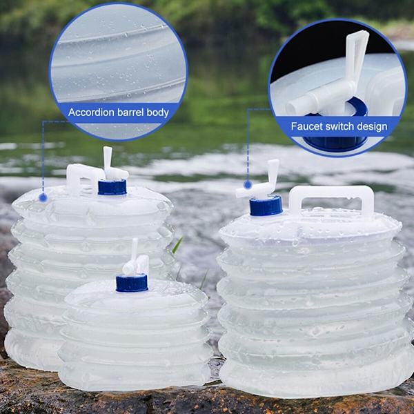 Kokoontaittuva ämpäri Kokoontaittuva vesisäiliö 15L 15L