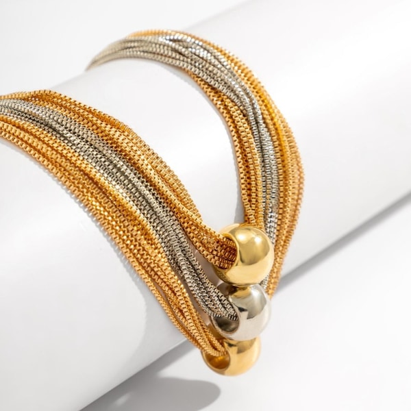 Chunky Choker Halsband Chunky Chain Halsband MULTICOLOR Multicolor