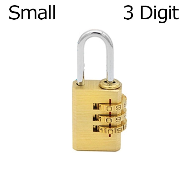 Numero Salasana Lukko Yhdistelmä Riippulukko SMALL3 DIGIT 3 DIGIT small3 Digit