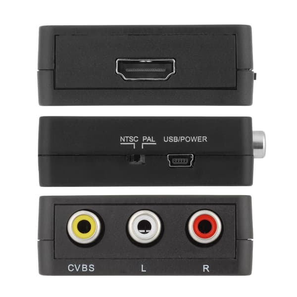 HDMI till 3 RCA CVBS Converter Adapter