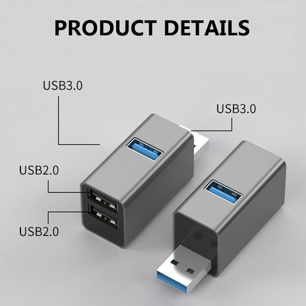 USB Hub Type-C Splitter Expander