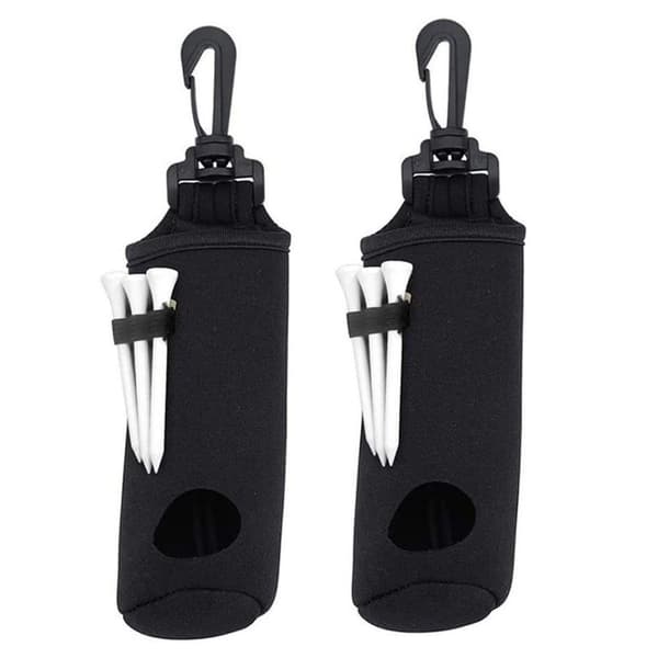 Golf Ball Bag Golf Tees Opbevaring SORT black