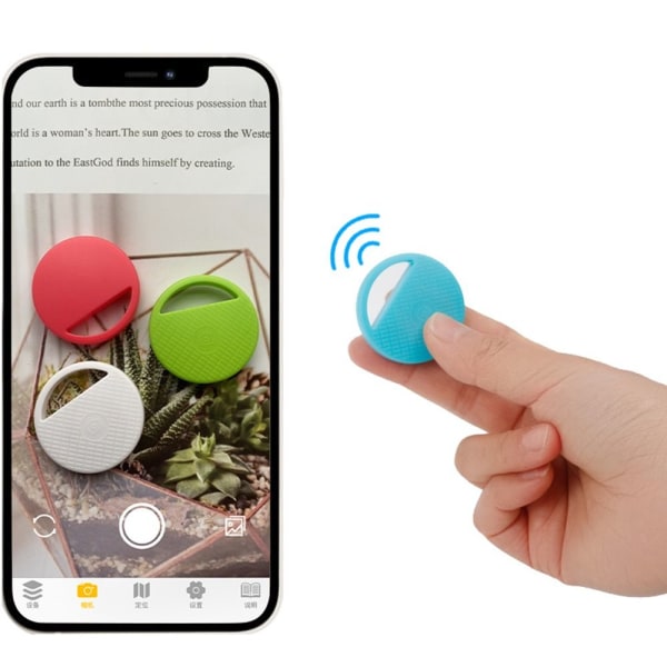 Mini Tracking Device Anti-Lost Alarm Tag PINK pink
