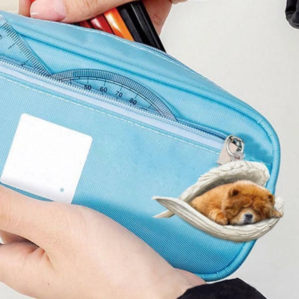 Wing Dog Keychain Dog Key Ring 05 05 05