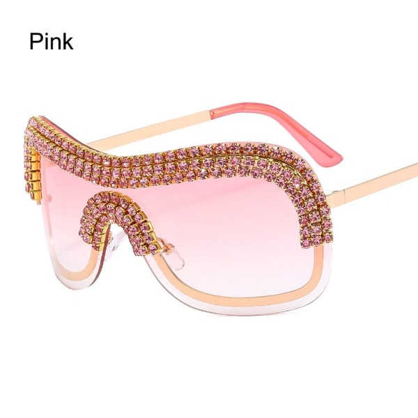 Y2k Solbriller Diamond Solbriller ROSA ROSA Pink