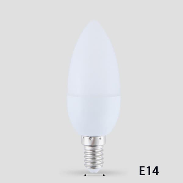LED Flame Glödlampor Candle Fire Glödlampa E14A A E14A