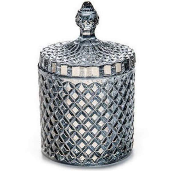 300/600ml lasisäilytys purkitettu timanttikarkkirasia HARMAA 600ml grey 600ml-600ml