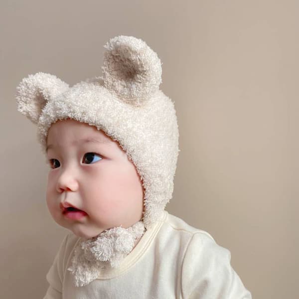 Plys Hat Beanie Cap GRÅ grey