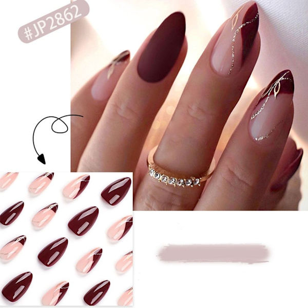 Falska naglar Fake Nials JP2826 JP2826 JP2826