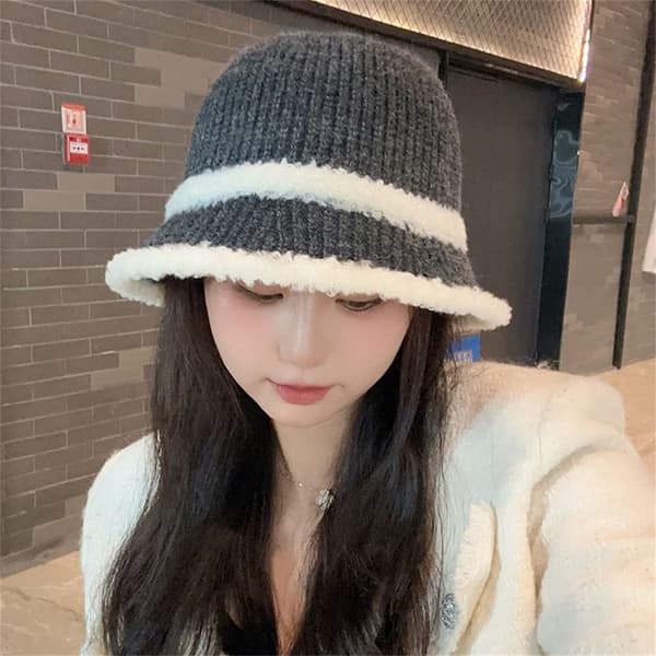 Bucket Hat Basin Hat TUMMANHARMAA dark grey