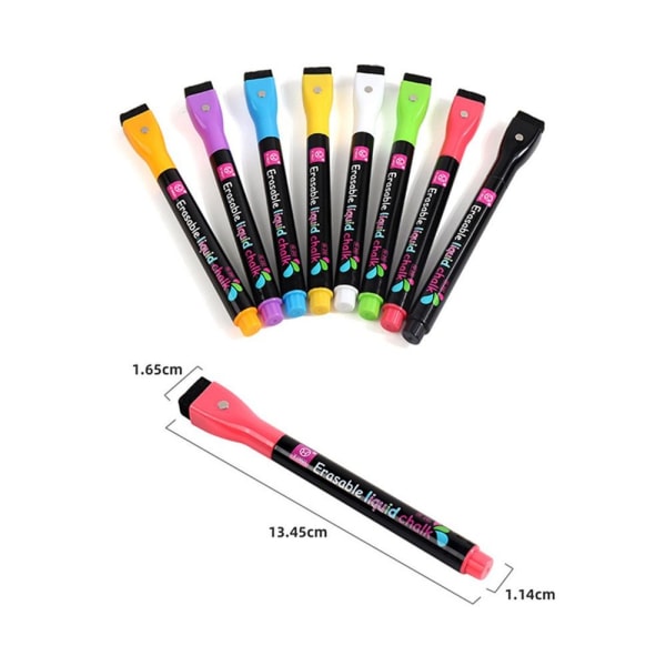 8 STK Liquid Chalk Pen Whiteboard Pen Art Marker Pen