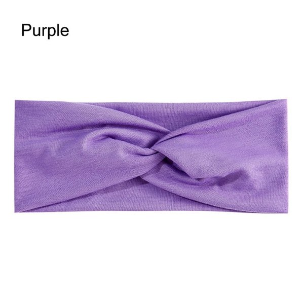 Stretchy pannebånd Sport pannebånd LILLA LILLA Purple