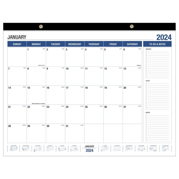 2024-2025 Kalender Vægkalender Dagsplan