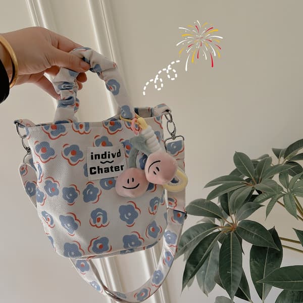 Skulderveske Totes Bag BLÅ blue