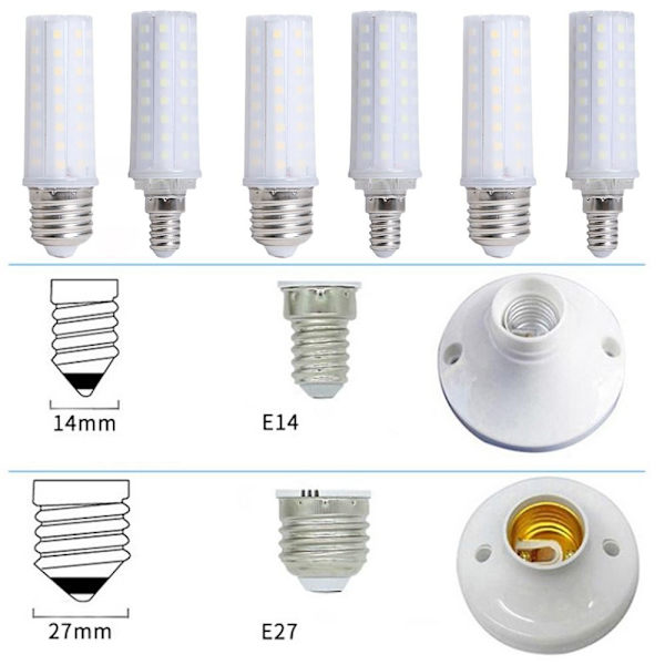 LED No Flicker E14 14W E14 14W E14 14W