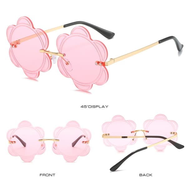Flower Lens Solbriller Mode Solbriller SORT SORT Black