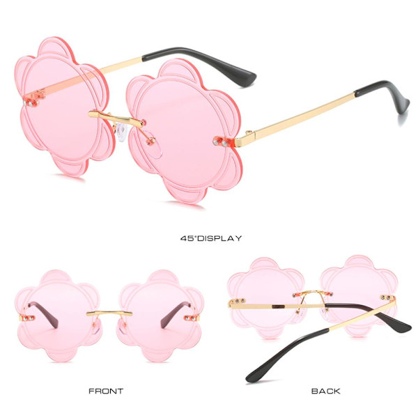 Flower Lens Solbriller Mote Solbriller BLÅ-ROSA BLÅ-ROSA Blue-Pink