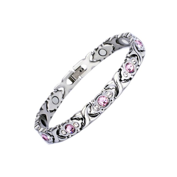 Magneettiset rannerenkaat Menopause Reliving Rannekoru HOPEAA JA KULLAA Silver and Gold