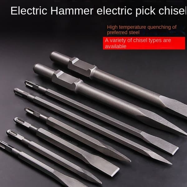 Sähkövasaraporanterä litteä taltta muuraustyökalut set Chisel Set