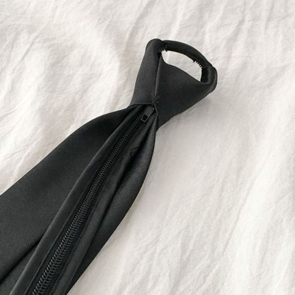 Uniform svart slips kostym Dragkedja A A A