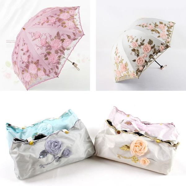 Paraply Uv Paraply GRÅ 3-FALL 3-FALL Gray 3 Fold-3 Fold