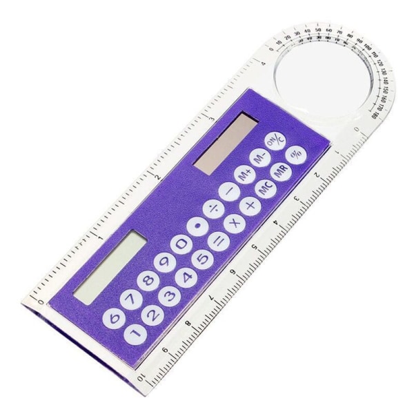 Kalkulatorlinjal Solenergikalkulator LILLA Purple