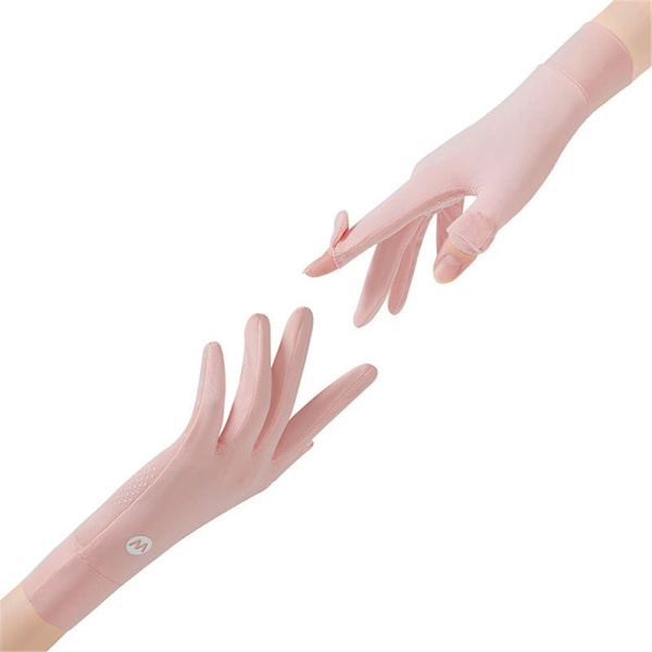 Ice Silk Gloves Rukkaset MUSTA black