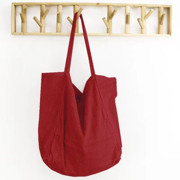 Shopper Bag Canvas Bag VAALEANHARMAA Light Grey
