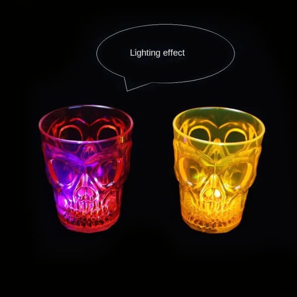 Skeleton Wine Cup Cocktail Cup ORANGE orange