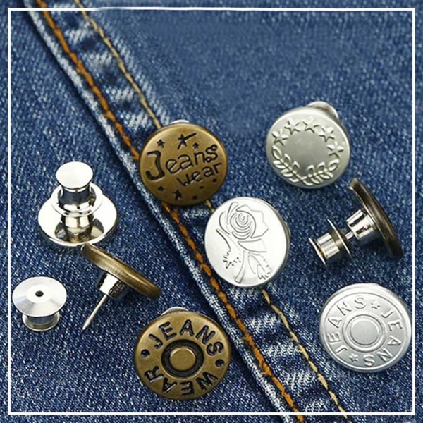 Knapper Jean Button Pins 10 10