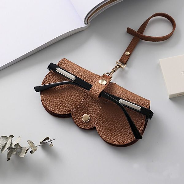 Case Aurinkolasit Säilytyspussi RUSKEA brown