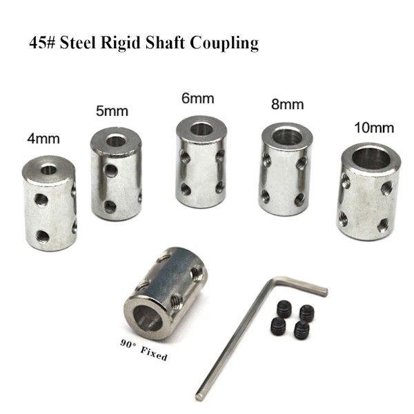 Stålstiv akselkobling 5MM-7MM 5MM-7MM