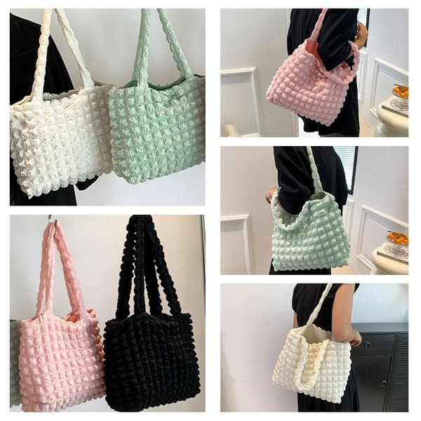 Bubble Bag Skuldertaske HVID white