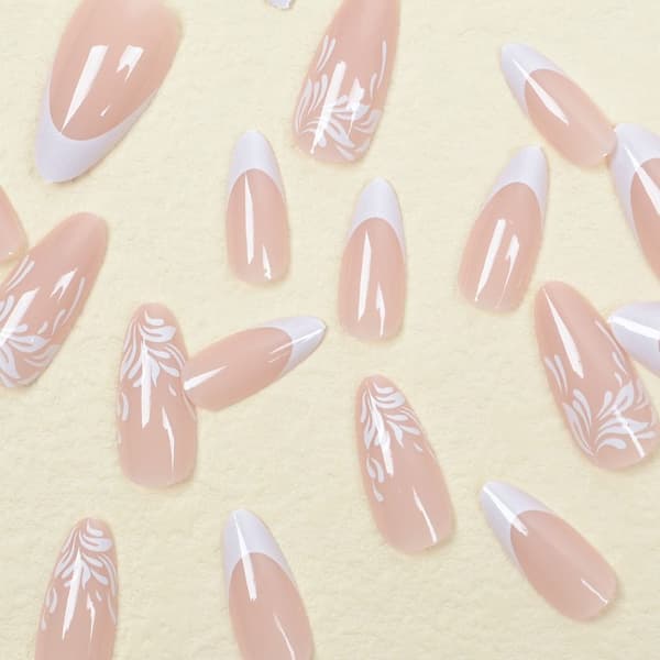 False Nails Long Almond 4 4 4