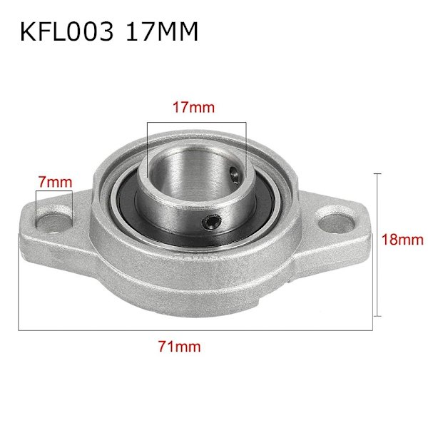 Pudeblok Leje Trykleje KFL08 8MM KFL08 8MM KFL08 8MM