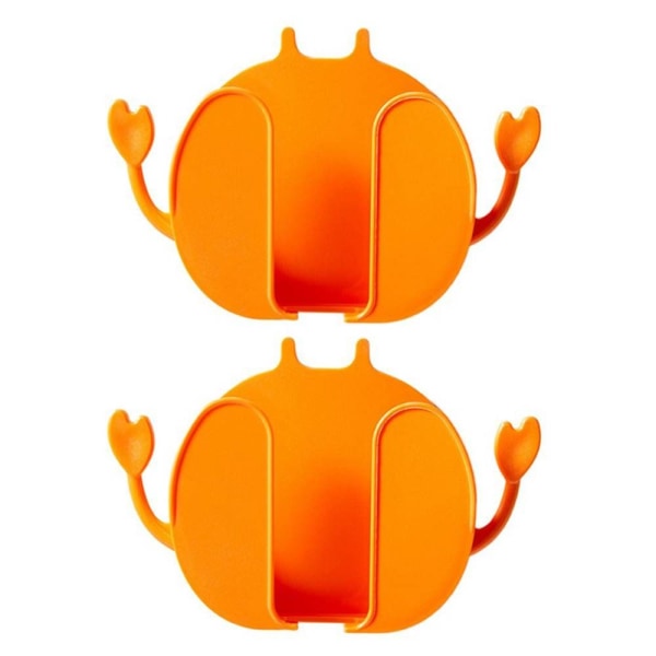 2 STK Organizer Oppbevaring Veggmontert ORANSJE orange