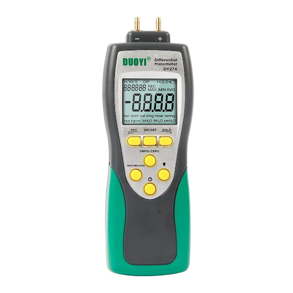 Manometer Digital Differential Manometer Digitalt lufttryk