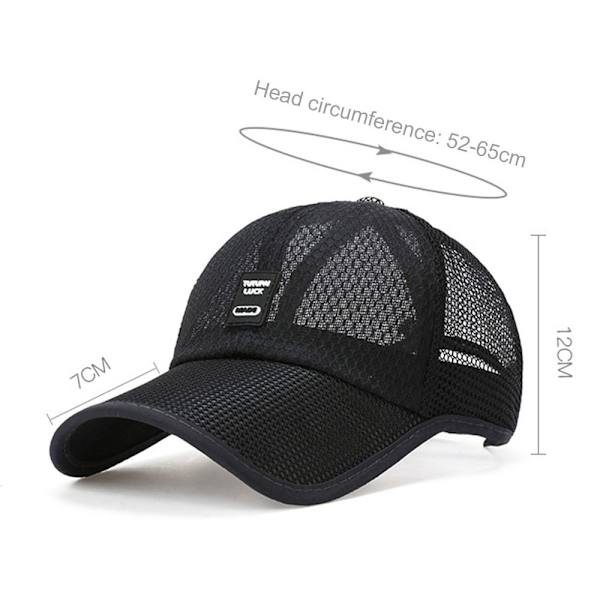 Solbeskyttelseshætter Full Mesh Hatte SORT black