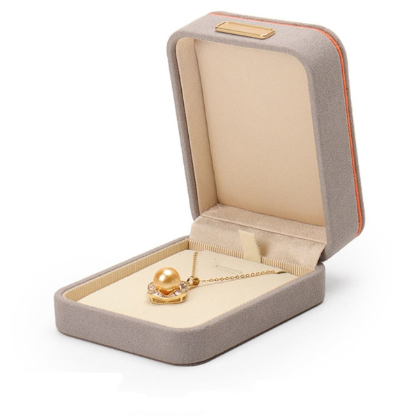 Smyckeskrin Case GRÅ HÄNGEBOX HÄNGEBOX grey Pendant Box-Pendant Box