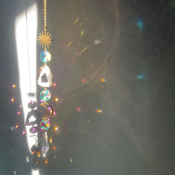 Sun Catcher Rainbow Prisms Pendant 2 2 2