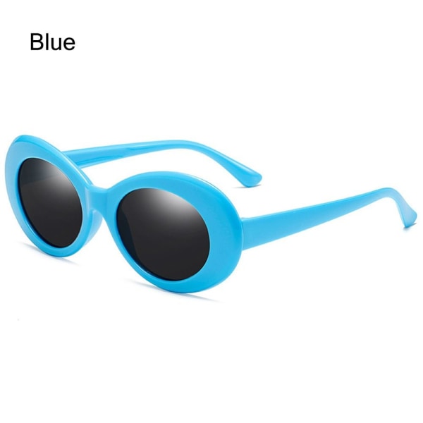 Ovale solbriller for kvinner Solbriller BLÅ Blue