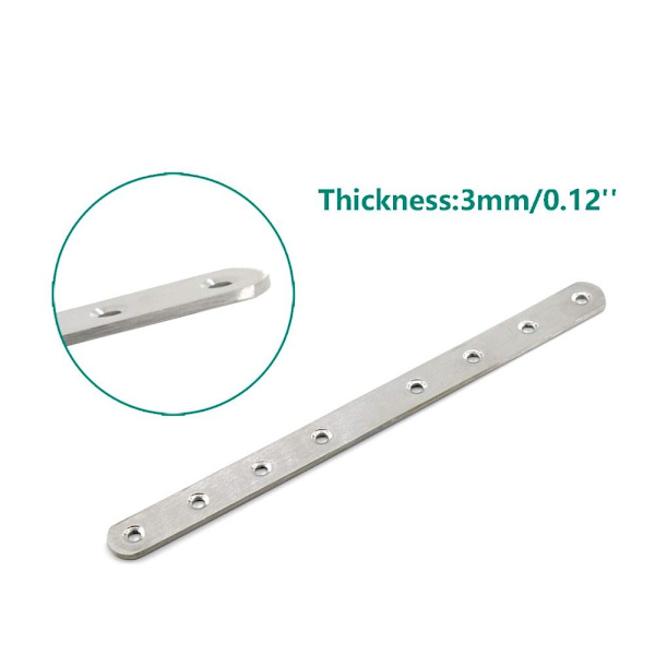 Litteät korjauslevyt litteät tangot 4 kpl 4 kpl 4pcs