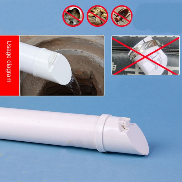 Dräneringsrör Golvavlopp Insektssäkert Cover 75CM 75cm