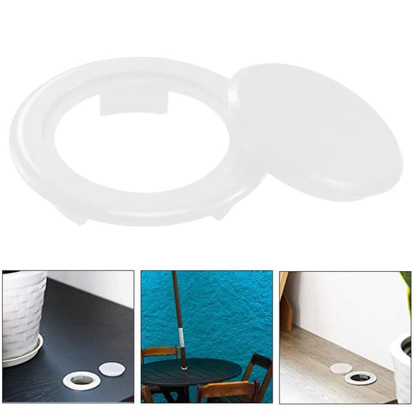 Paraply Hole Ring Plugg Bord Paraply Hole Cover SORT Black