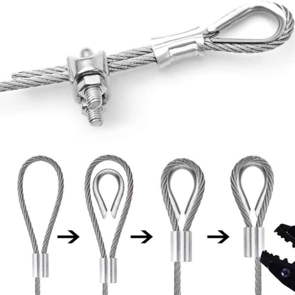 Wire Trellis Kit Kabler Wire Rope Kit String Light Hanging Kit