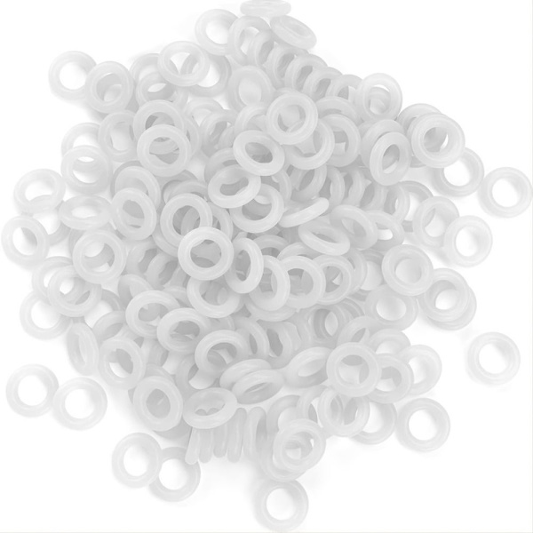 2Pack 108st/pack Tangentbord O Ring Switch Dämpare VIT VIT white