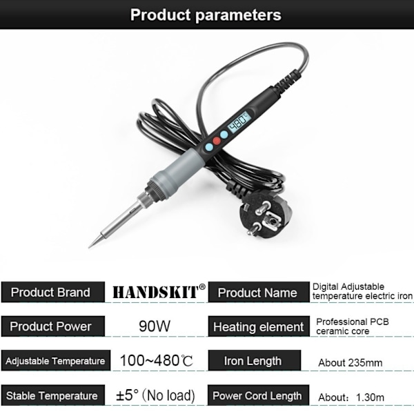 Loddebolt Digital Temp EU PLUG EU PLUG EU Plug