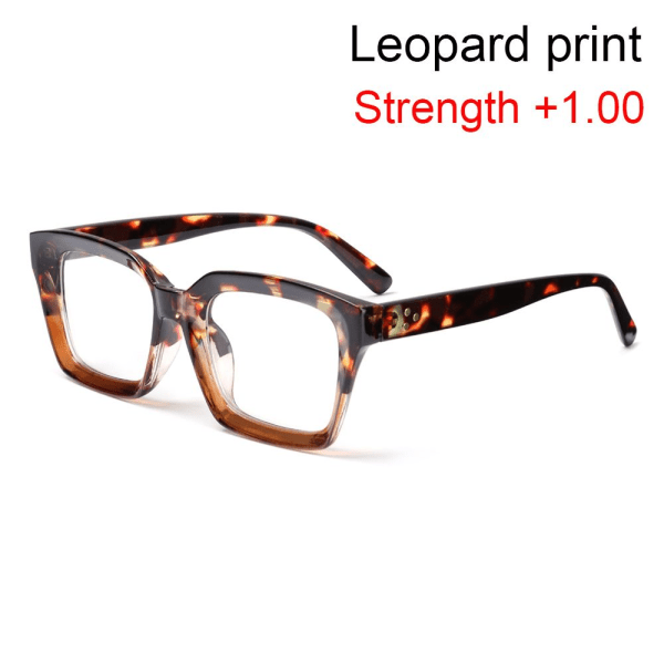 Lesebriller Presbyopia Briller LEOPARD PRINT STYRKE leopard print Strength +1.00-Strength +1.00